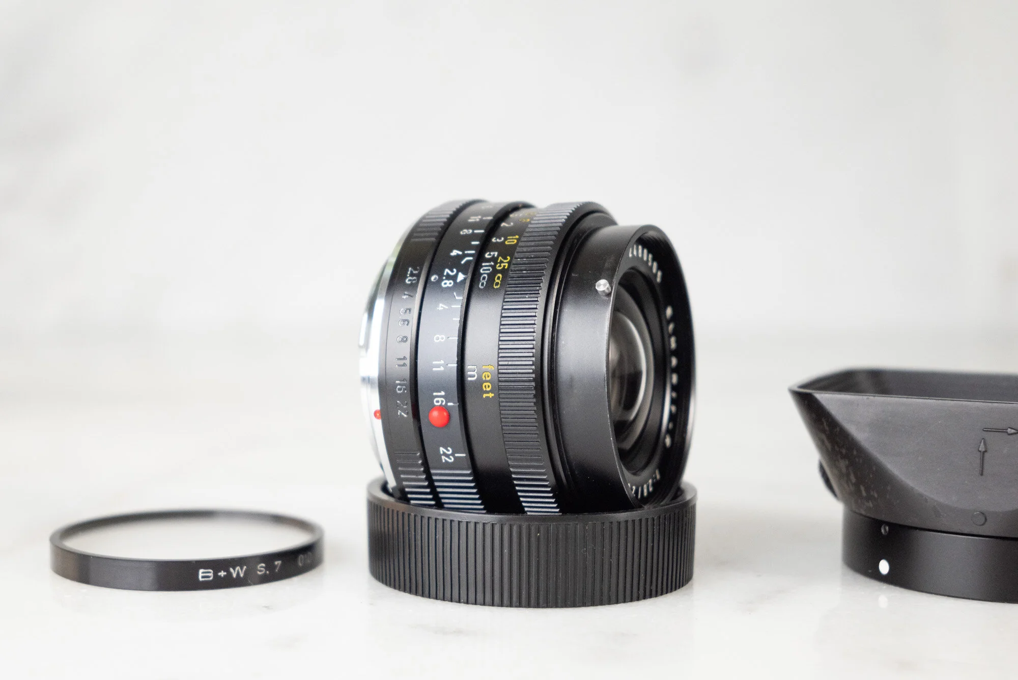Leica Leitz Wetzlar Elmarit R 28mm F/2.8 Two Cam Fast Prime Lens